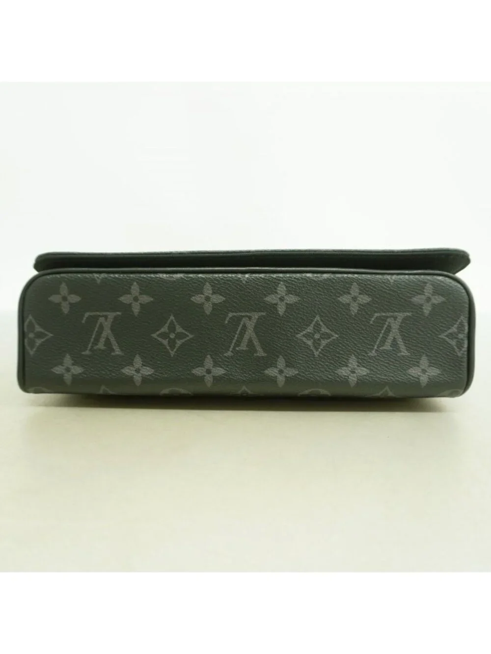 Louis Vuitton Shoulder Bag Monogram Eclipse District PM Black